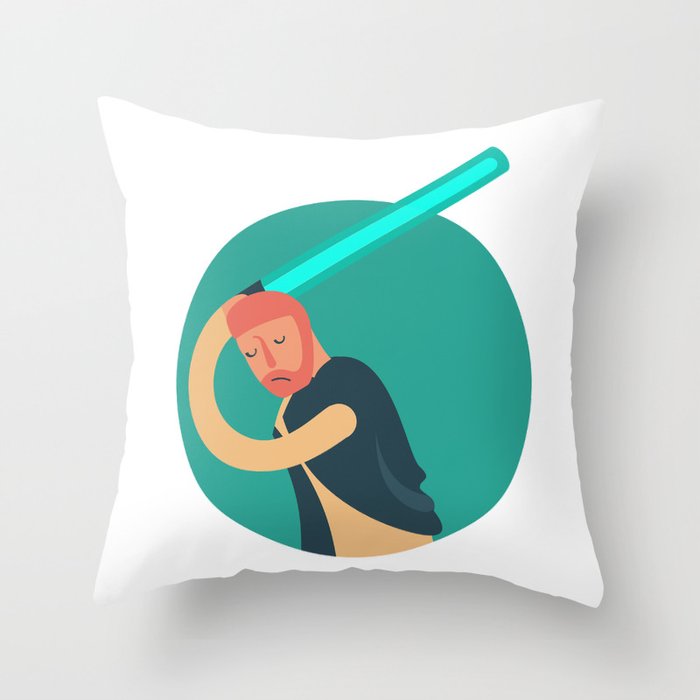 SIDE BY SIDE - LIGHT SIDE Throw Pillow