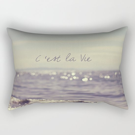 C'est la Vie Rectangular Pillow