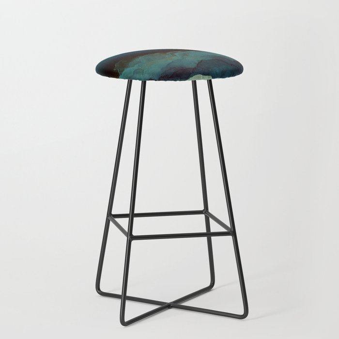 Indigo Mountains Bar Stool By Spacefrogdesigns Society6 Indigo Mountains Bar Stool