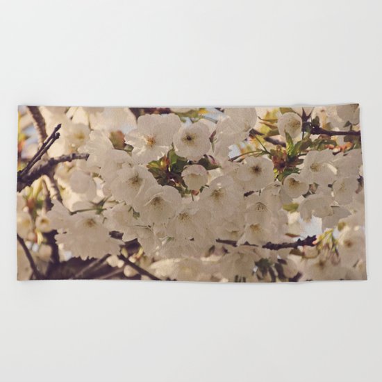 Hello Spring #4 Beach Towel