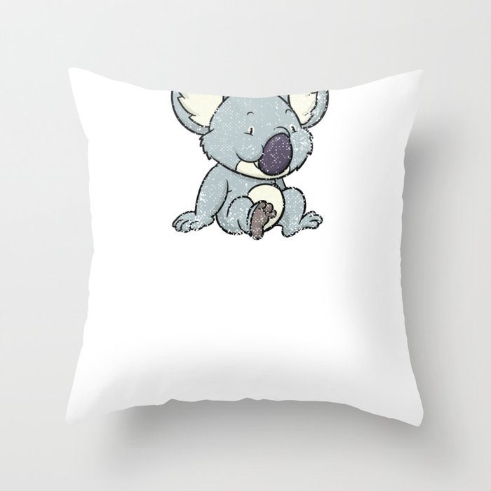 Funny Koala Bear Gift TShirt Koalas Bears Tee Shirt Throw Pillow by