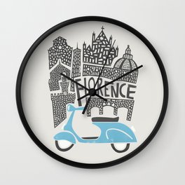 Florence Cityscape Wall Clock