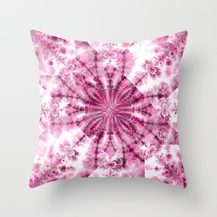 Fractal Imagination - Passion II Throw Pillow