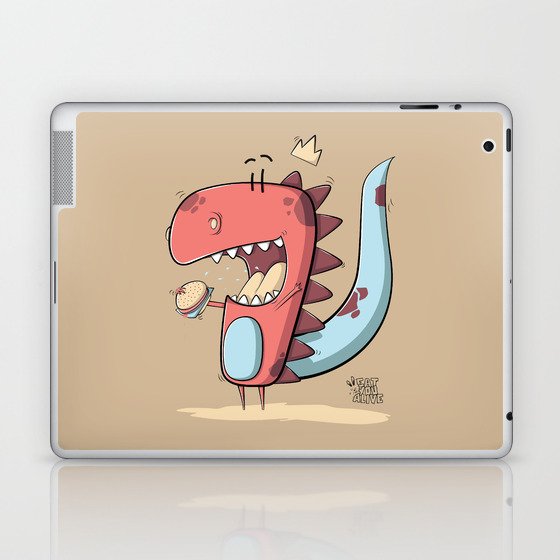 Dino Art Print Laptop & iPad Skin