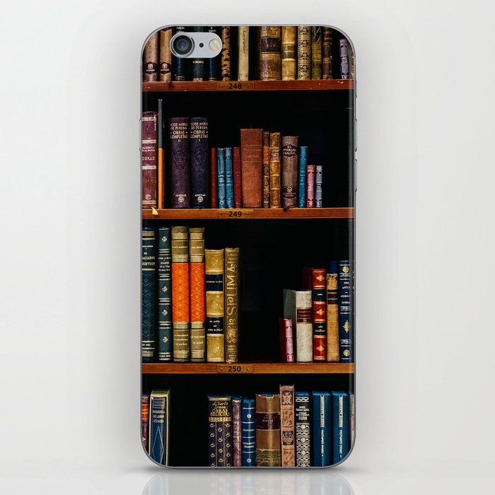 The Bookshelf (Color) iPhone Skin