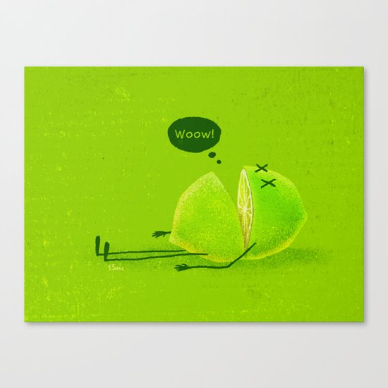 Lime Canvas Print