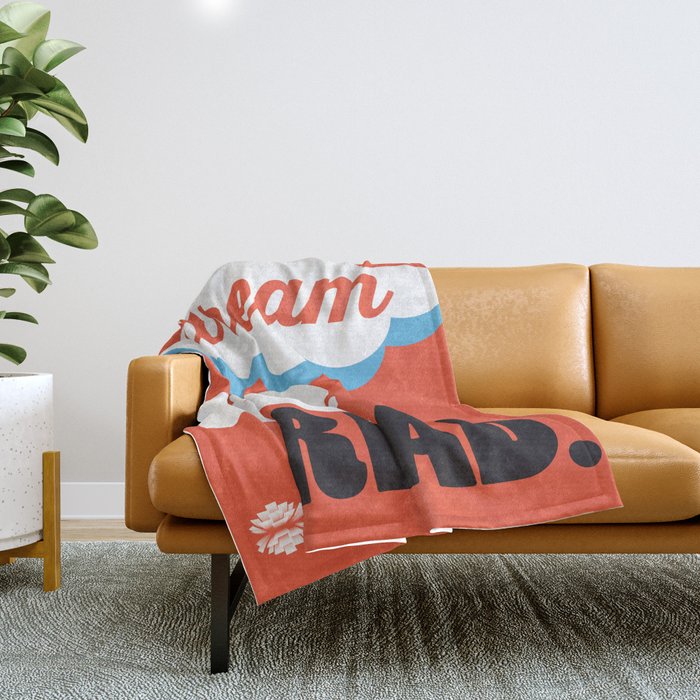 Dream Big - Iowa City Public Library Throw Blanket