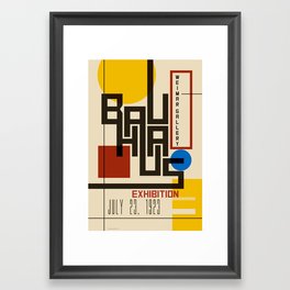Bauhaus Poster I Framed Art Print