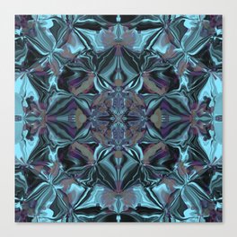 Multidimensional Vintage Turquoise Bling  Canvas Print