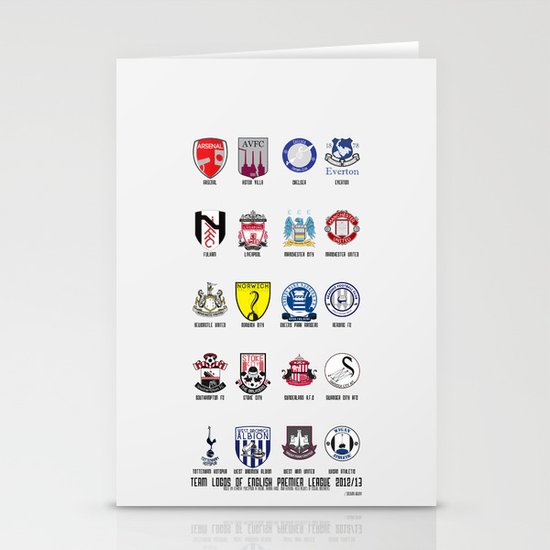 Alternate Football Teams Stationery Cards