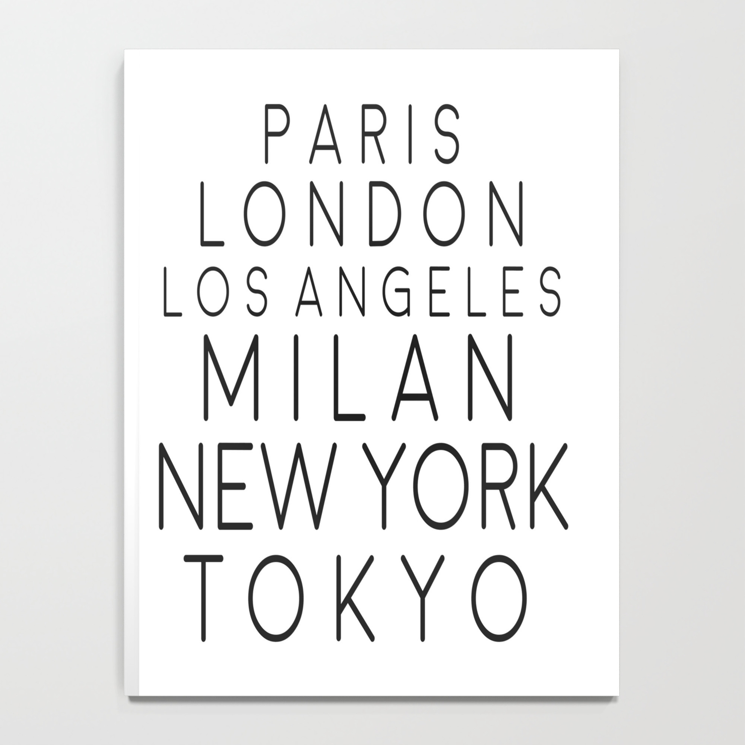 Paris London Los Angeles New York Tokyo Home Decor Fashion Print Wall Art Notebook By Vanja Cvetkovic Society6 Paris London Los Angeles New York Tokyo Home Decor Fashion Print Wall Art Notebook By Vanja Cvetkovic Society6