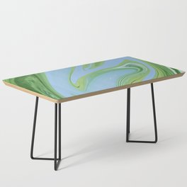 Green and Blue Mix Coffee Table