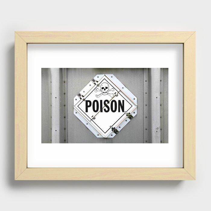 Poison Recessed Framed Print