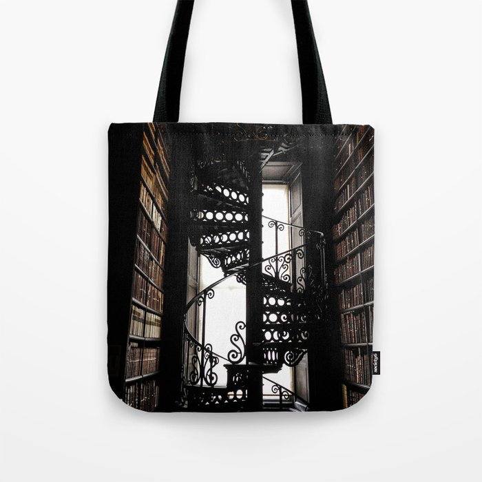 Trinity College Library Spiral Staircase Tote Bag by AQUAMAN DESIGN ...