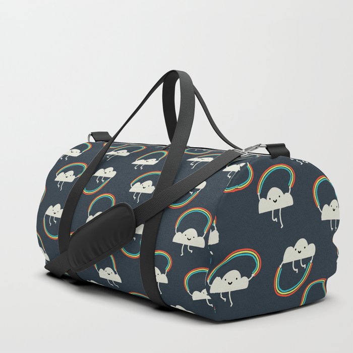 Rainbow Skipping Pattern Duffle Bag