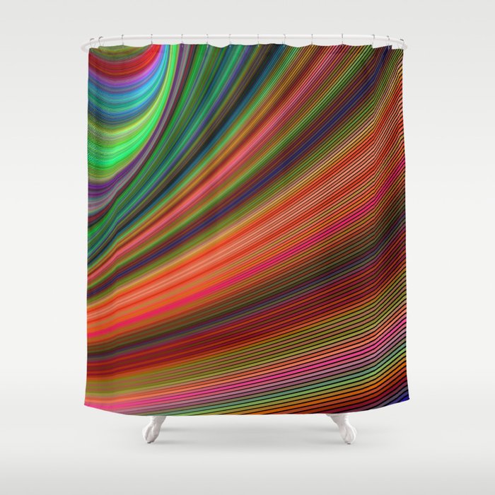 Dream Curves Shower Curtain by Mandala Magic by David Zydd | Society6