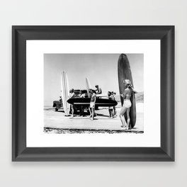 Get Out Of Her Way Framed Art Print
