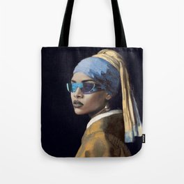 Only Girl with a Pearl Earring Tote Bag