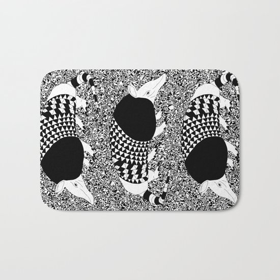 Static Armadillo Bath Mat