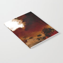 Moonlit Deer Hill Notebook