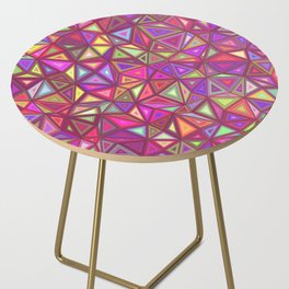 Concentric Triangles Side Table