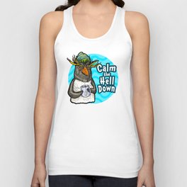 CUTE FROM HOME Penguin Unisex Tank Top