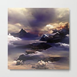 Cloud Valley Metal Print