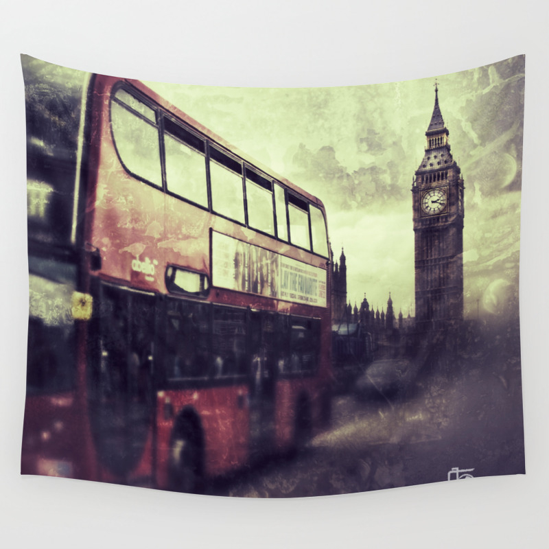 London Calling Wall Tapestry By Christinebeckstedimages Society6