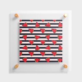 Watermelon Stripes Floating Acrylic Print