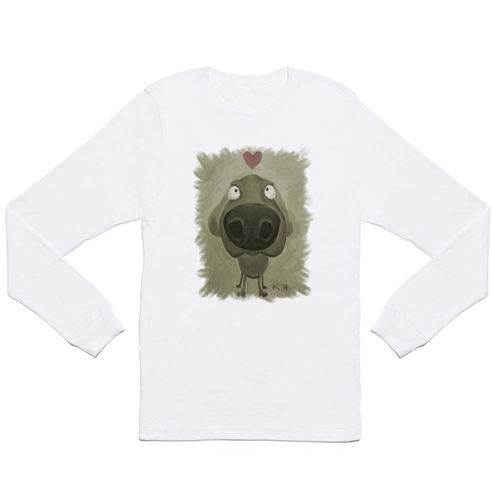 Weimaraner Love - Grey Long Sleeve T Shirt