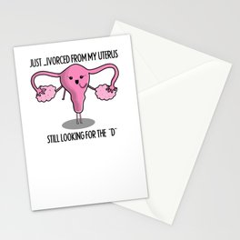 Uterus Removal Surgery Hysterectomy Womens Shirt  Stationery Card