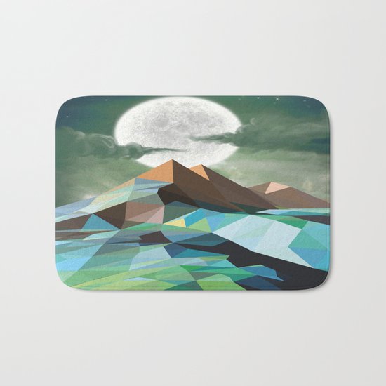 Night Mountains No. 3 Bath Mat