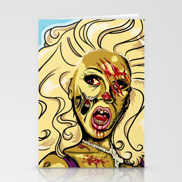 Zombie RuPaul Stationery Cards
