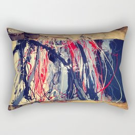 Blue_Red_In Process Rectangular Pillow