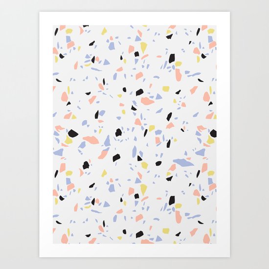 Terrazzo Texture #4 Art Print