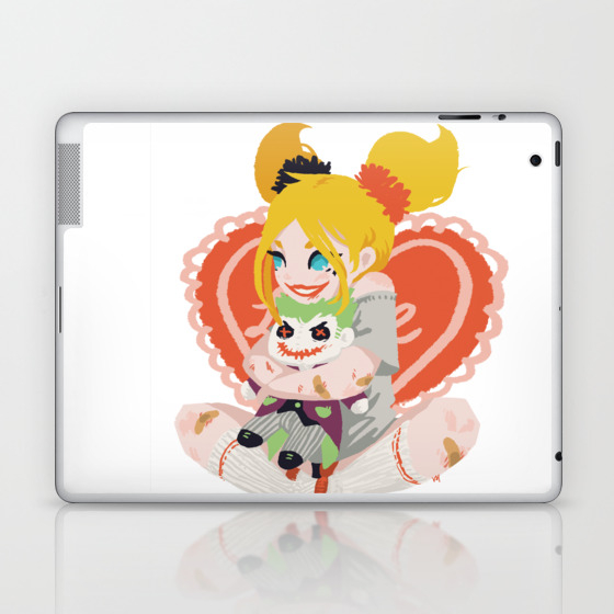 Harleyquinn Casualwear Laptop Ipad Skin By Pianobandit Society6