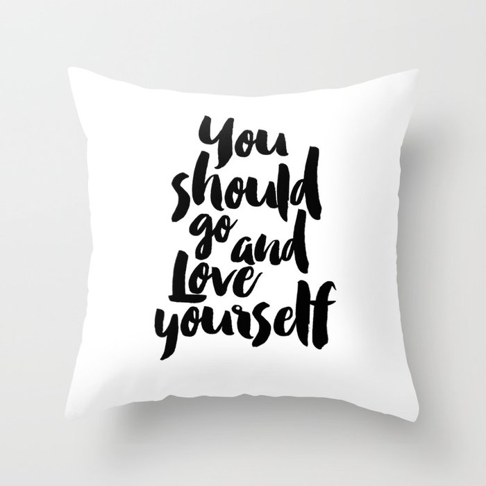 Love Yourself Purpose Album Justin Bieber Song Lyrics Gift For Her Gift For Valentines Gift For Girl Throw Pillow By Micheltypography Society6