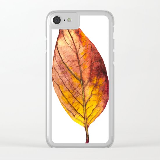 Autumn Leaf 03 Clear iPhone Case