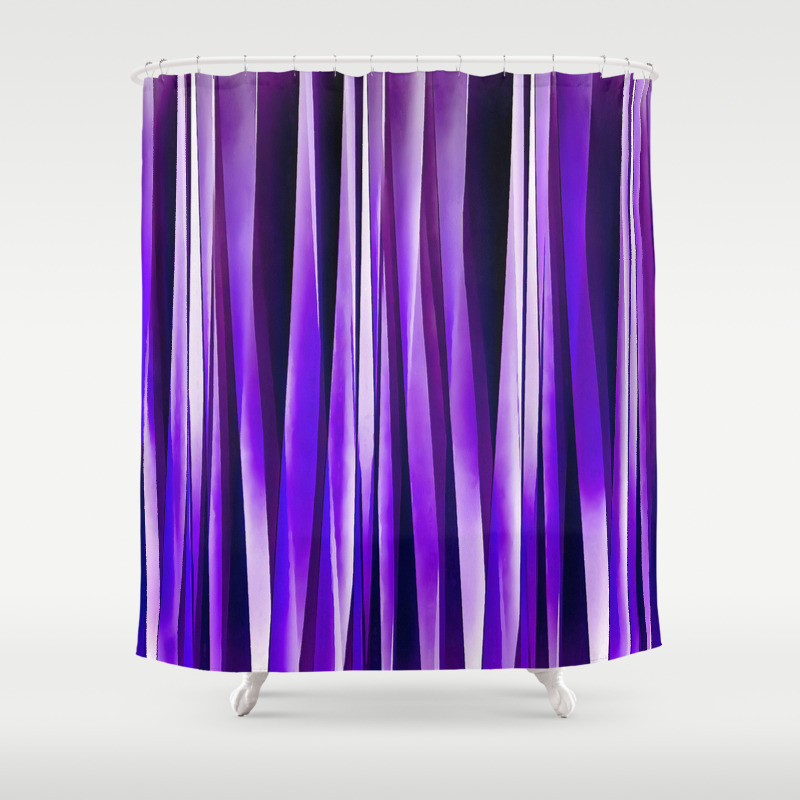 royal purple shower curtain