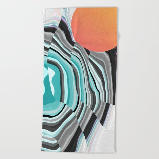 A Strange Day Beach Towel