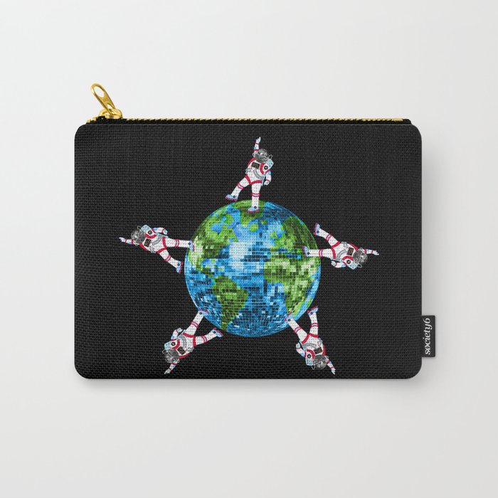 Out of this World Disco Astronaut Party Carry-All Pouch