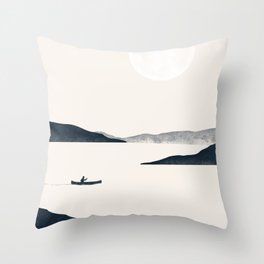  Canoe Throw Pillow