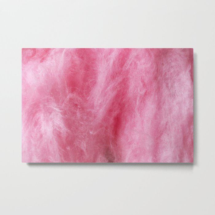 Pink Cotton Candy Metal Print