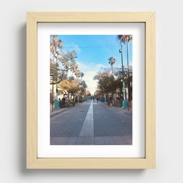 Stroll Down Santa Monica Recessed Framed Print