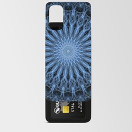 Cold blue mandala Android Card Case