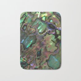 Oil Slick Abalone Mother Of Pearl Bath Mat