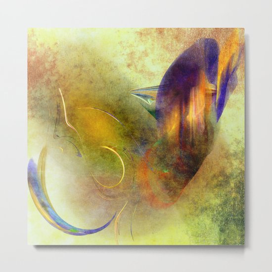 Fractal Design and Texture Metal Print