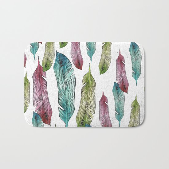 BIRDS OF A FEATHER Bath Mat
