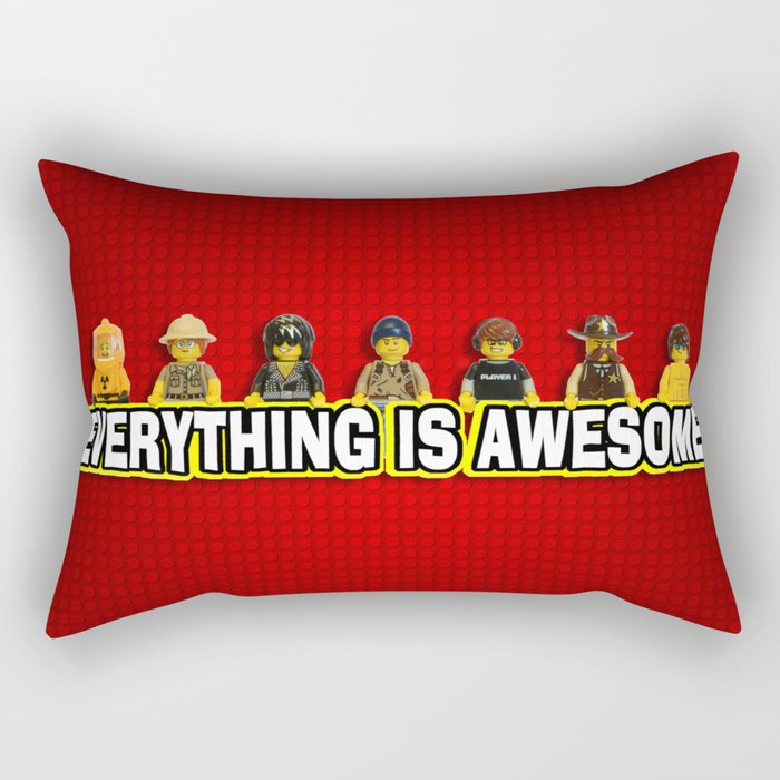 Everything Is Awesome Rectangular Pillow