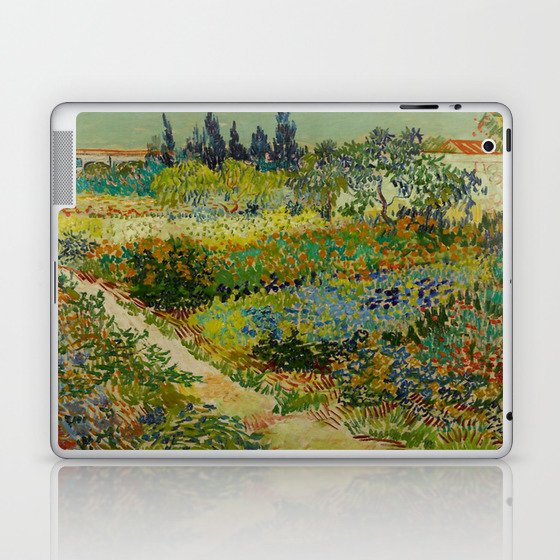 Vincent van Gogh - Garden at Arles, 1888  Laptop & iPad Skin